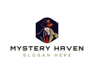 Detective Investigator Man logo design