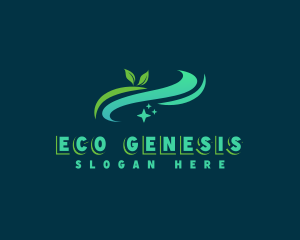 Sustainable Eco Cleaning logo design