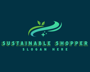 Sustainable Eco Cleaning logo design