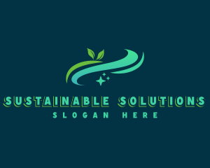 Sustainable Eco Cleaning logo design