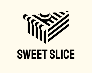 Geometric Dessert Pie logo