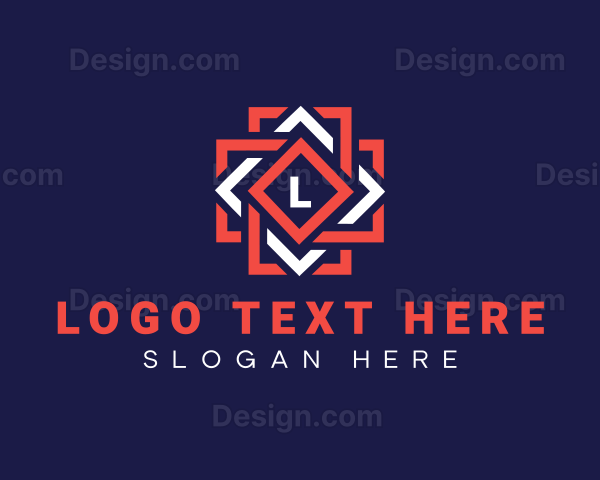 Geometric Cross Business Logo