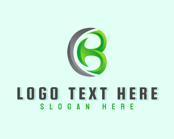 Letter Cb logo example 2