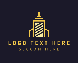 Yellow Construction Property Logo