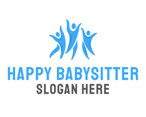 Happy Community People logo design