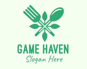 Salad Vegan Greens Food Logo