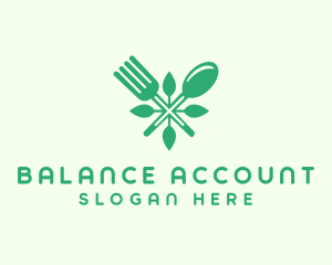 Salad Vegan Greens Food logo design