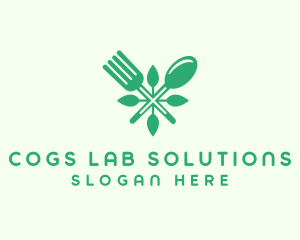 Salad Vegan Greens Food logo design