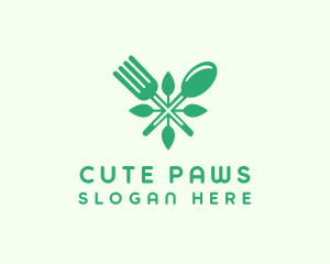 Salad Vegan Greens Food logo design