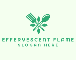 Salad Vegan Greens Food logo design