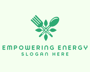 Salad Vegan Greens Food logo design