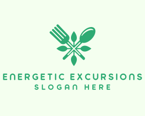 Salad Vegan Greens Food logo design