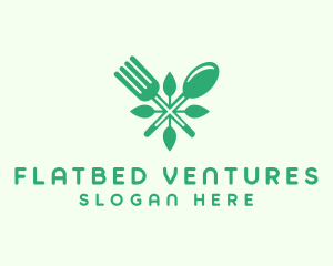 Salad Vegan Greens Food logo design