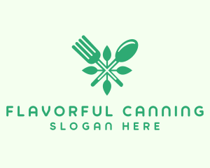 Salad Vegan Greens Food logo design