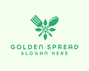 Salad Vegan Greens Food logo design