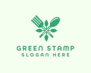 Salad Vegan Greens Food logo design