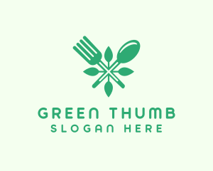 Salad Vegan Greens Food logo design