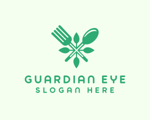 Salad Vegan Greens Food logo design