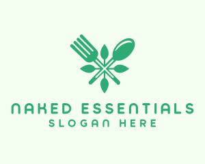 Salad Vegan Greens Food logo design