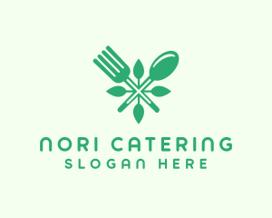 Salad Vegan Greens Food logo design