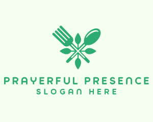 Salad Vegan Greens Food logo design