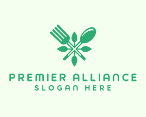 Salad Vegan Greens Food logo design