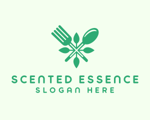 Salad Vegan Greens Food logo design