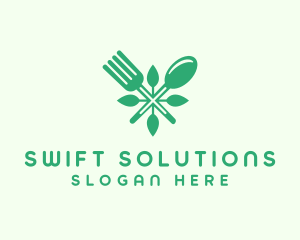 Salad Vegan Greens Food logo design