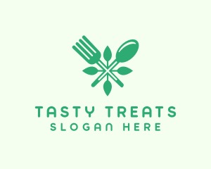 Salad Vegan Greens Food logo design