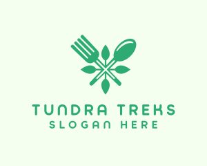 Salad Vegan Greens Food logo design