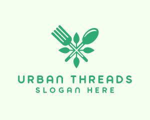 Salad Vegan Greens Food logo design