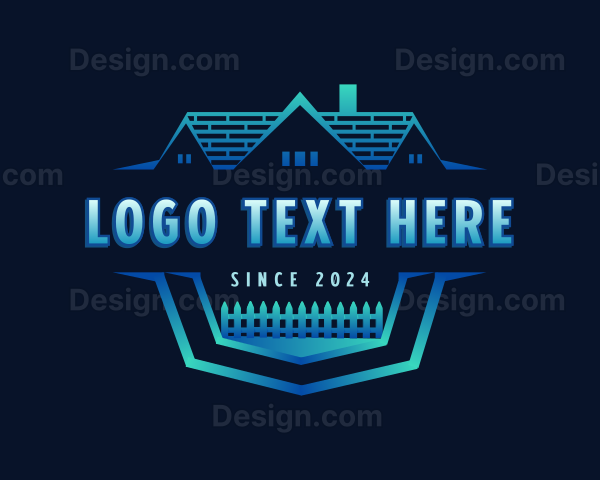 Residential Roof Construction Logo