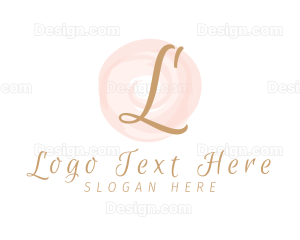 Feminine Watercolor Beauty Logo