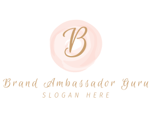 Feminine Watercolor Beauty logo design