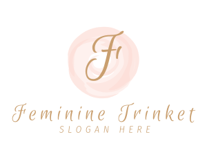 Feminine Watercolor Beauty logo design