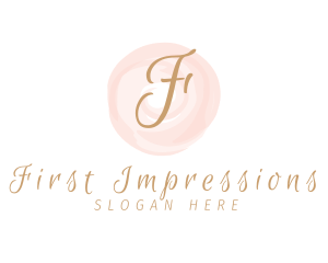 Feminine Watercolor Beauty logo design