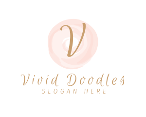 Feminine Watercolor Beauty logo design