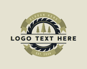 Forest Saw Lumberjack logo