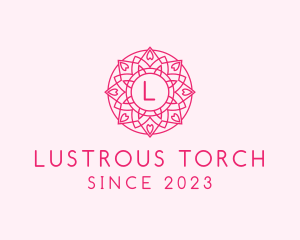 Mandala Pattern Lantern Boutique logo design