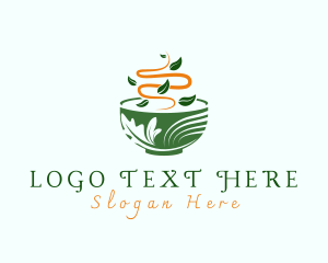 Organic Leaf Bowl logo