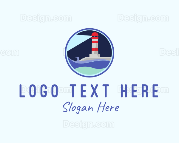 Sea Lighthouse Coast Logo