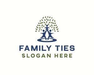 Family Wellness Tree logo design