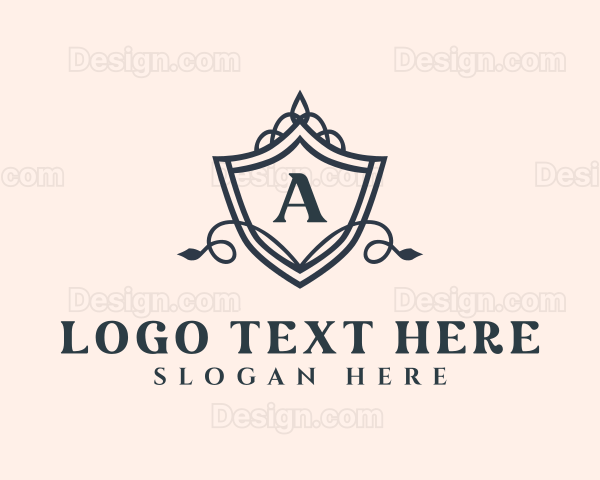 Premium Royal Shield Logo