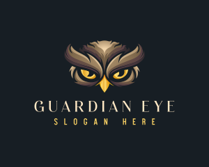 Nocturnal Owl Eyes logo design