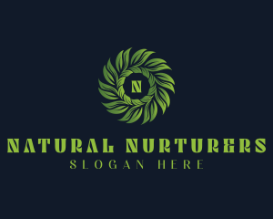 Nature Herbal Leaves logo design