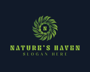 Nature Herbal Leaves logo design