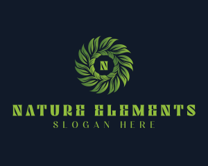 Nature Herbal Leaves logo design