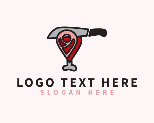 Meat Shop logo example 1