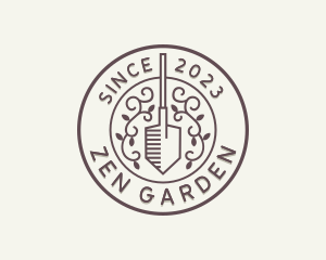 Garden Shovel Landscaping logo design