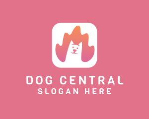 Pet Dog Animal logo design